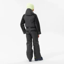 WEDZE KIDS’ WARM AND WATERPROOF SKI SUIT 500 GREY -WEDZE Store k02e4cc9b95a5accfc142410a57549985