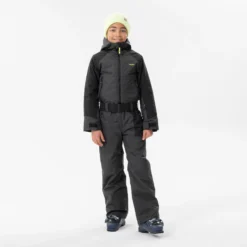 WEDZE KIDS’ WARM AND WATERPROOF SKI SUIT 500 GREY -WEDZE Store k03ca3f8de88d9bd5af886987d3d1e146