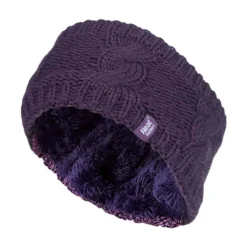 Ladies Cable Knitted Fleece Lined Thermal Winter Ear Warmer Headband -WEDZE Store k0a2155a80d4a70f44c12364699ee7b1d