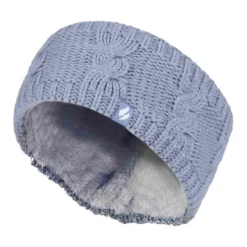 Ladies Cable Knitted Fleece Lined Thermal Winter Ear Warmer Headband -WEDZE Store k0acf48f597a0fec294b1ea42fe7993ae