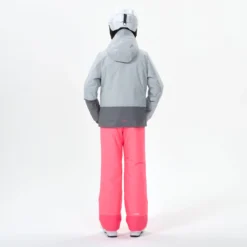 WEDZE KIDS’ WARM AND WATERPROOF SKI JACKET - 100 -WEDZE Store k1974e6eee4fdbc596f7c09212b8eaba1