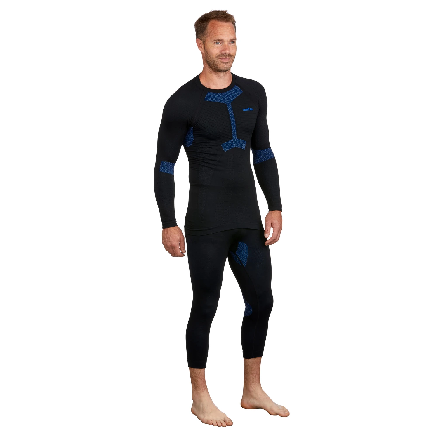 WEDZE Men’s Seamless Ski Base Layer Top BL 580 I 2 WEDZE Men’s Seamless Ski Base Layer Top BL 580 I - Image 2