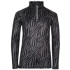Cozy Limited Edition Zip Neck Black Zebra