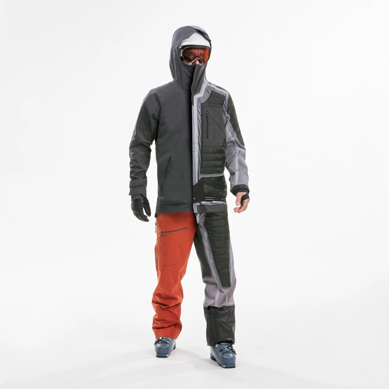 WEDZE MEN’S SKI TROUSERS FR500 6 WEDZE MEN’S SKI TROUSERS FR500 - Image 6