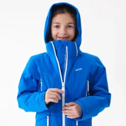 WEDZE KIDS’ WARM AND WATERPROOF SKI JACKET 900 BLUE -WEDZE Store k372f759d1dfb0555f5d03c5c6cf1be99
