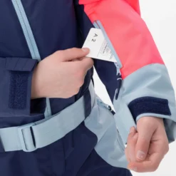 WEDZE KIDS’ WARM AND WATERPROOF SKI SUIT 500 PINK AND BLUE -WEDZE Store k388567fc03173158a4baa023763706cf