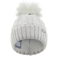 WEDZE KIDS’ SKI HAT - CABLE-KNIT FUR WOOL -WEDZE Store k61d8169ee9e8fecdcb3e6dcdeaba000e