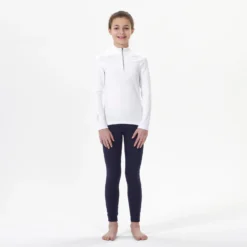 WEDZE Kids’ Ski Base Layer Top - BL 500 1/2 Zip -WEDZE Store k66d26479d8ecbc18e8ba03078ccbaa72