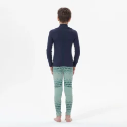 WEDZE Kids’ Ski Base Layer Top - BL 500 1/2 Zip -WEDZE Store k6e3daa031c0b0c1f6c35f702d27bd585