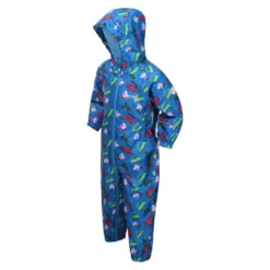 Regatta Childrens/Kids Pobble Peppa Pig Car Waterproof Puddle Suit (Imperial Blue) -WEDZE Store k7c0c944727cd576cbe22180410639226