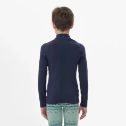 WEDZE Kids’ Ski Base Layer Top - BL 500 1/2 Zip -WEDZE Store k85f2901acbe6d1a853e3069800481425