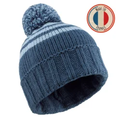 WEDZE ADULT SKI HAT GRAND NORD MADE IN FRANCE NAVY BLUE