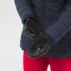 WEDZE Women's Mid-Length Warm Ski Jacket 100 -WEDZE Store ka1e26d50fbcebd00ae0f5d4349ba935c