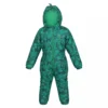 Regatta Childrens/Kids Penrose Camo Puddle Suit (Jellybean Green)