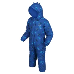 Regatta Childrens/Kids Penrose Dinosaur Puddle Suit (Nautical Blue) -WEDZE Store kbd84472a3121b3b27f9c5567037b2a32