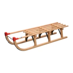 No Brand Traditional Wooden Sledge Davos 120 Cm -WEDZE Store kc41e78f6c8126aae4f2c05ca37404e6d