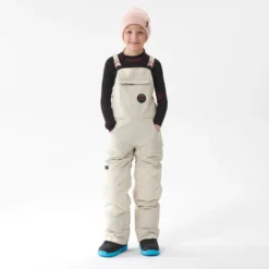 Kids’ Durable Snowboard Salopettes - Bib 500 Girl