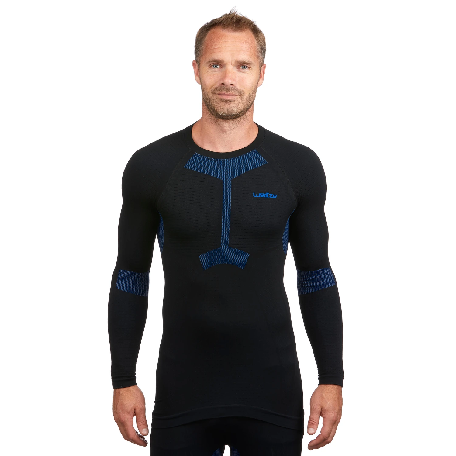 WEDZE Men’s Seamless Ski Base Layer Top BL 580 I 3 WEDZE Men’s Seamless Ski Base Layer Top BL 580 I - Image 3