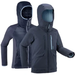WEDZE BOY’S 3-IN-1 HIGHLY WATERPROOF SKI JACKET FR 900