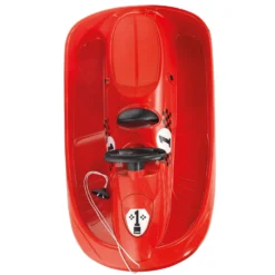 Hamax Kids’ Sledge With Brake And Steering Wheel Snow Formel Red -WEDZE Store kdfbe820c75c5ed947d2da92833642b53