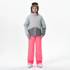 WEDZE KIDS’ WARM AND WATERPROOF SKI JACKET - 100 -WEDZE Store ke865bc6ffbfa4dcd1f7b18115eba4cb2