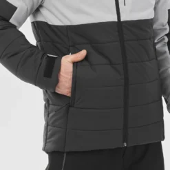 WEDZE Men's Mid-Length Warm Ski Jacket 100 -WEDZE Store ke91023722accf120420e7fba53b82ae4