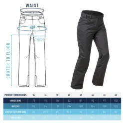 Women's Waterproof Snowboard Trousers SNB 500 -WEDZE Store ke9828cc329f3cdb3dd3e222de80b2909