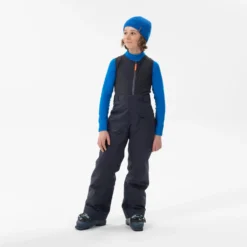 WEDZE KIDS’ SKI TROUSERS WITH BACK PROTECTOR - FR900
