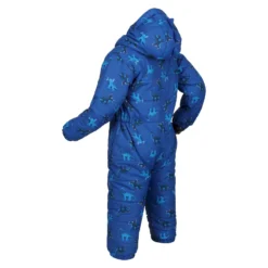 Regatta Childrens/Kids Penrose Dinosaur Puddle Suit (Nautical Blue) -WEDZE Store kfd7cfe8c8003e28b0e195a628c883753